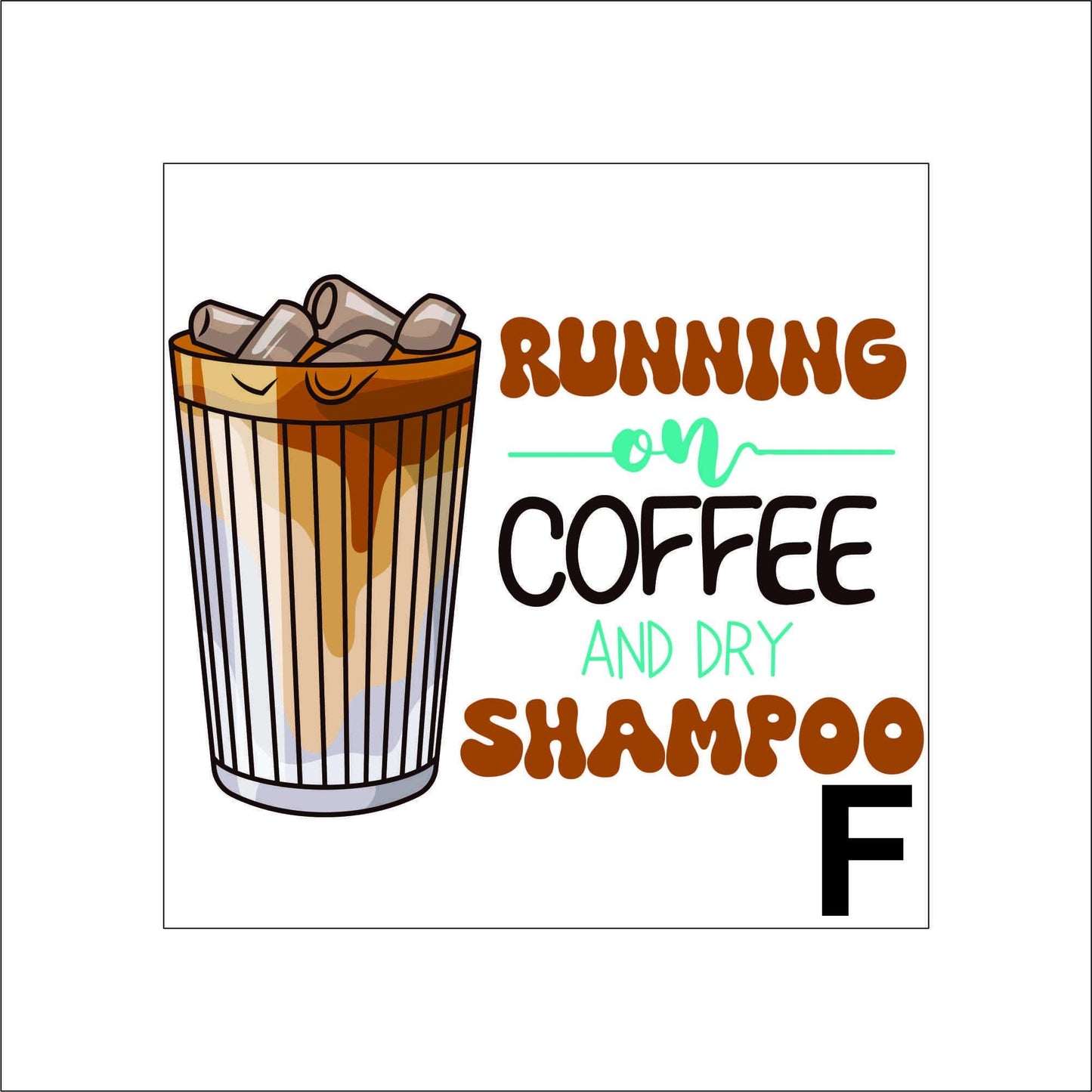 Coffee Quotes Sticker Decal for Planners, laptops, tumblers, cars, walls, mirrors, notebooks, phones, etc. 3CFE