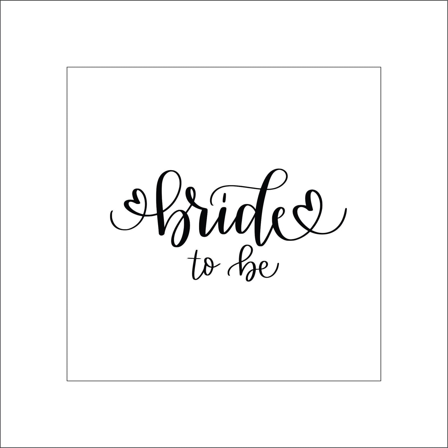 Wedding Bride Sticker Sticker Decal for Planners, laptops, tumblers, cars, walls, mirrors, notebooks, phones, etc. 8LUV