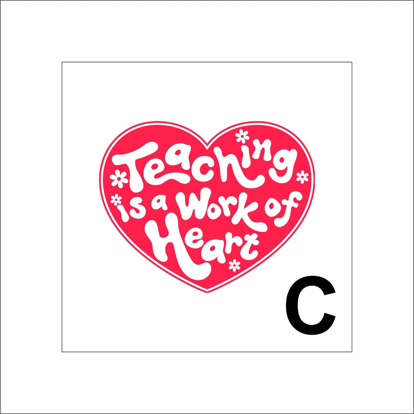 Teacher Sticker Decal for Planners, laptops, tumblers, cars, walls, mirrors, notebooks, phones, etc. 1SCL