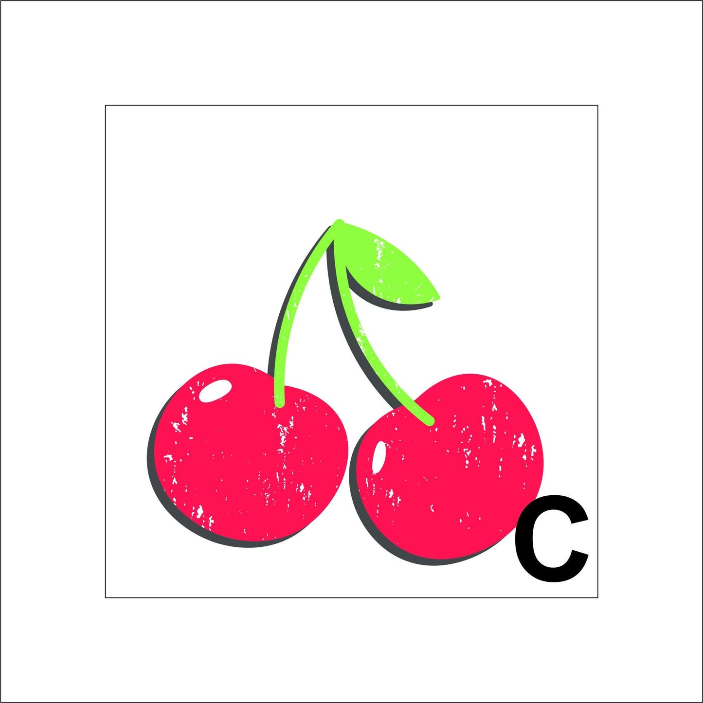 Cute Cherry Sticker laptop sticker, funny sticker, laptop decal, tumbler sticker, planner sticker, car decal, water bottle decal 3FOD