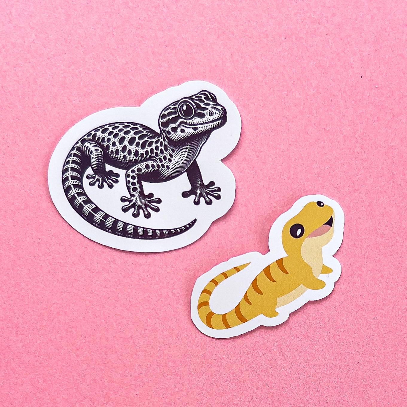Lizard Stickers Decal for Planners, laptops, tumblers, cars, walls, mirrors, notebooks, phones, etc. 45ANML