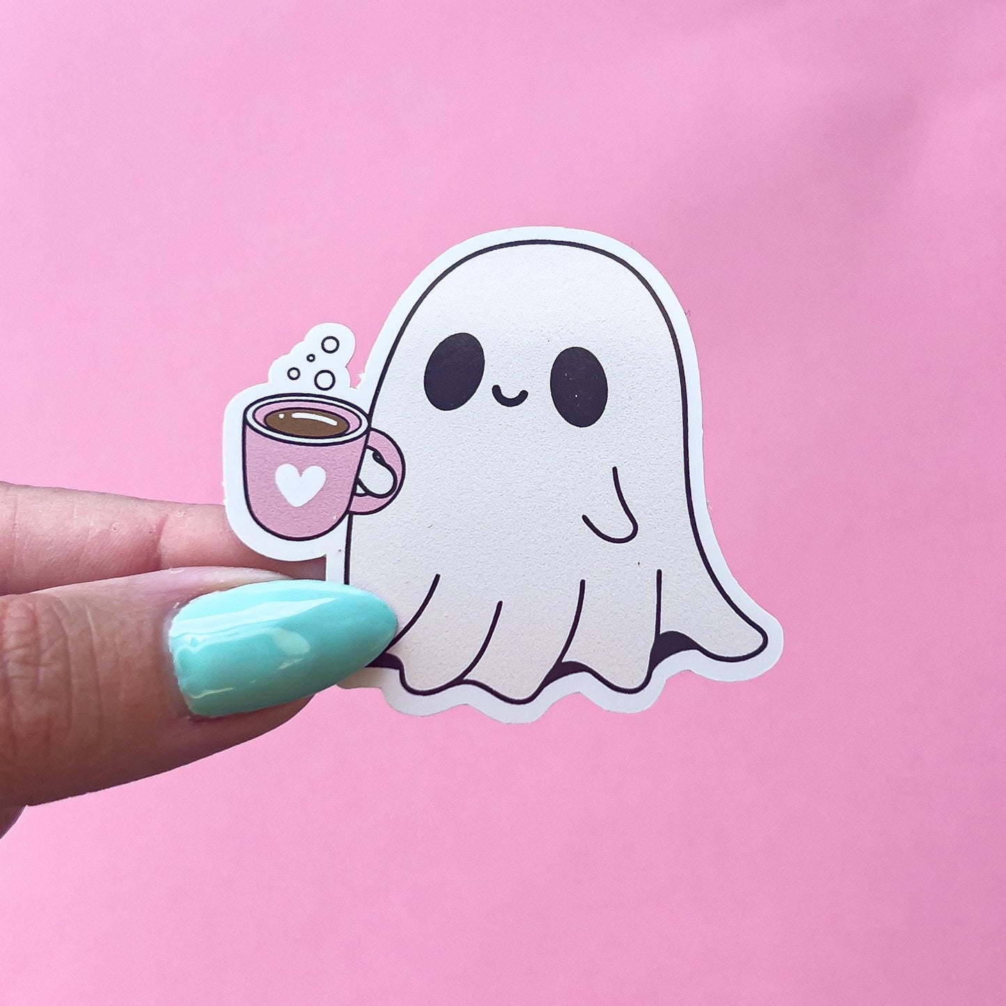 Cute Ghosts Sticker laptop sticker, funny sticker, laptop decal, tumbler sticker, planner sticker, car decal, water bottle decal 5HLWN