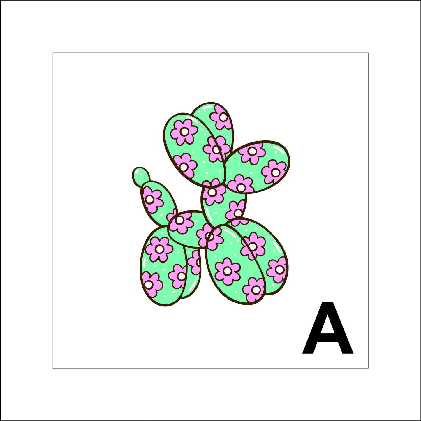 Balloon Dog Sticker Decal for Planners, laptops, tumblers, cars, walls, mirrors, notebooks, phones, etc. 43ANML