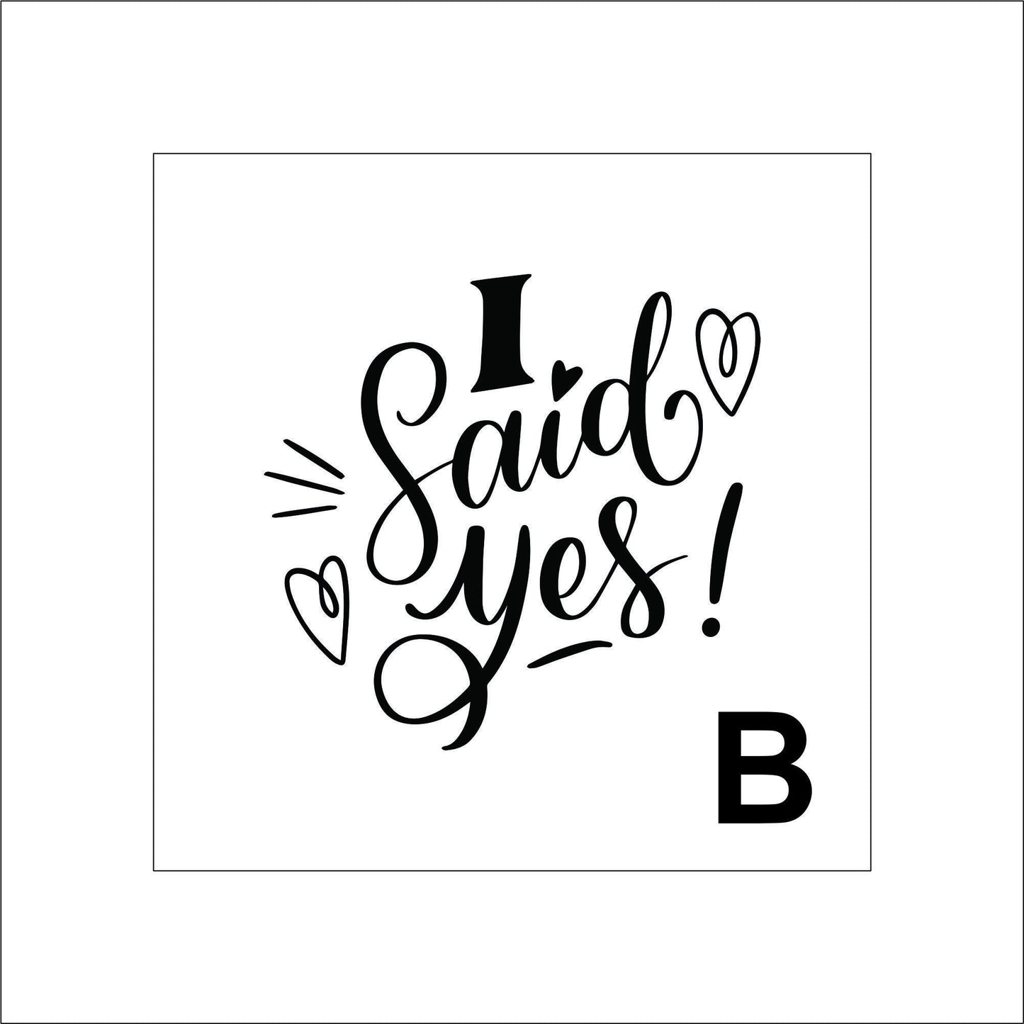 Wedding Sticker Decal for Planners, laptops, tumblers, cars, walls, mirrors, notebooks, phones, etc. 4LUV