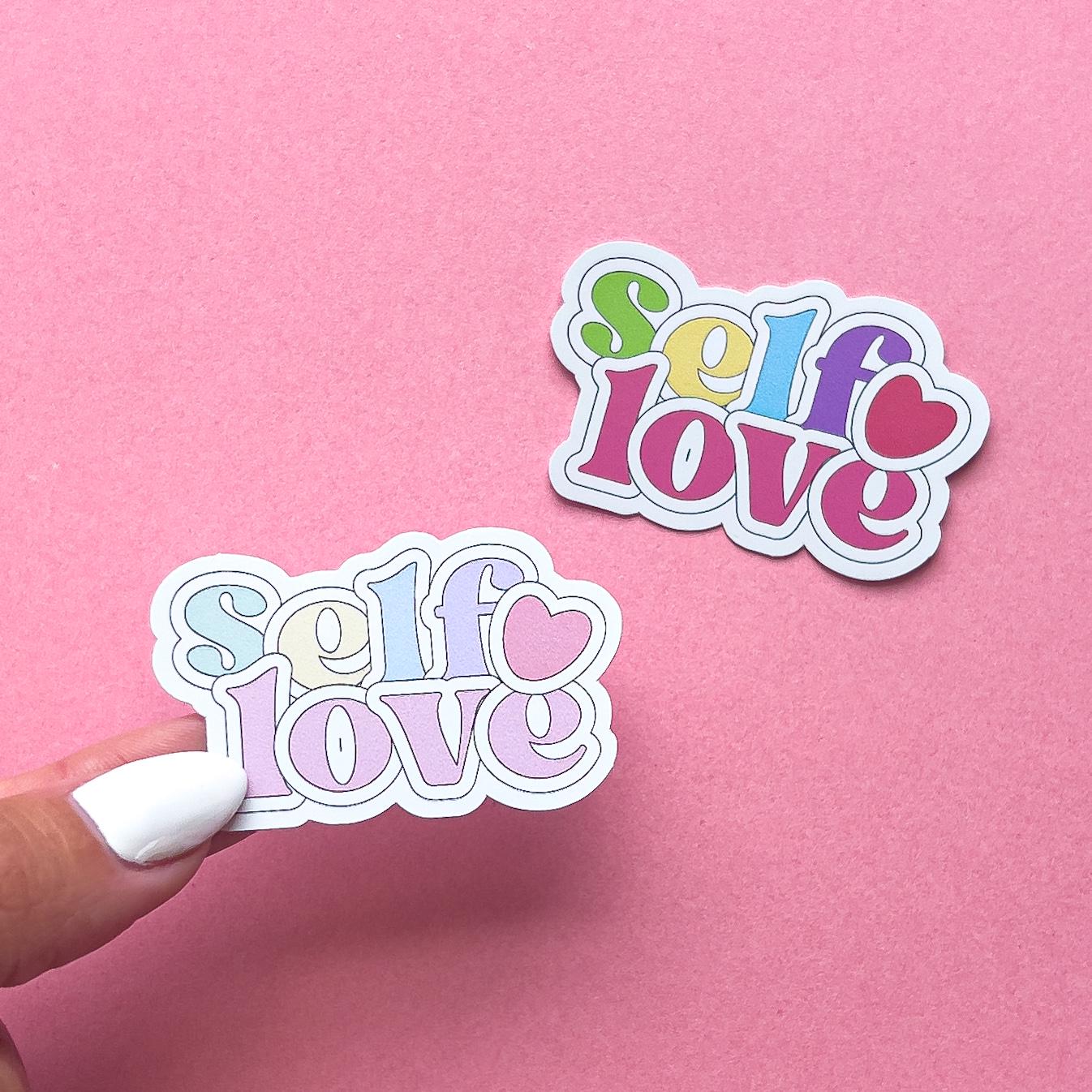 Self Love Sticker Sticker Decal for Planners, laptops, tumblers, cars, walls, mirrors, notebooks, phones, etc. 5LUV