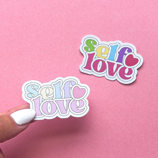 Self Love Sticker Sticker Decal for Planners, laptops, tumblers, cars, walls, mirrors, notebooks, phones, etc. 5LUV