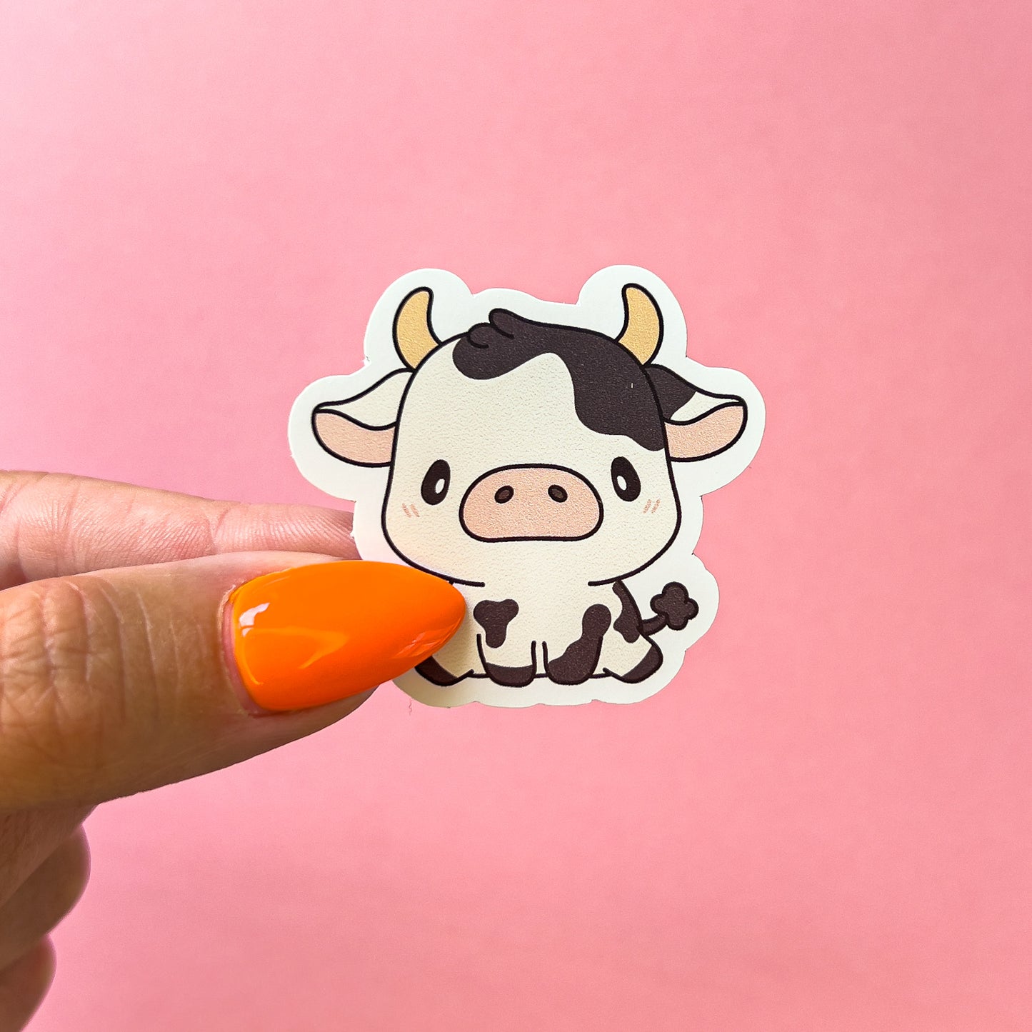 Cow and Highland Cow Sticker Decal for Planners, laptops, tumblers, cars, walls, mirrors, notebooks, phones, etc. 46ANML