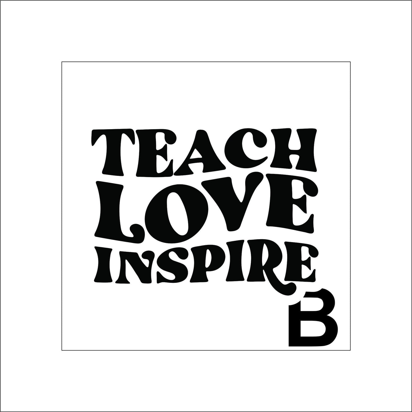 Teacher Sticker Decal for Planners, laptops, tumblers, cars, walls, mirrors, notebooks, phones, etc. 1SCL