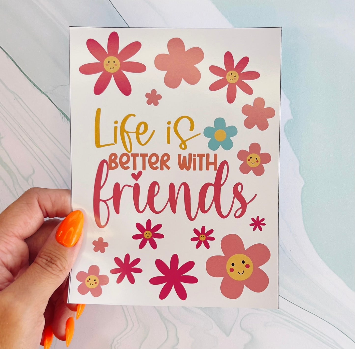 Best Friends Forever Sticker Sheet laptop sticker, funny sticker, laptop decal, tumbler sticker, water bottle sticker 4GRP
