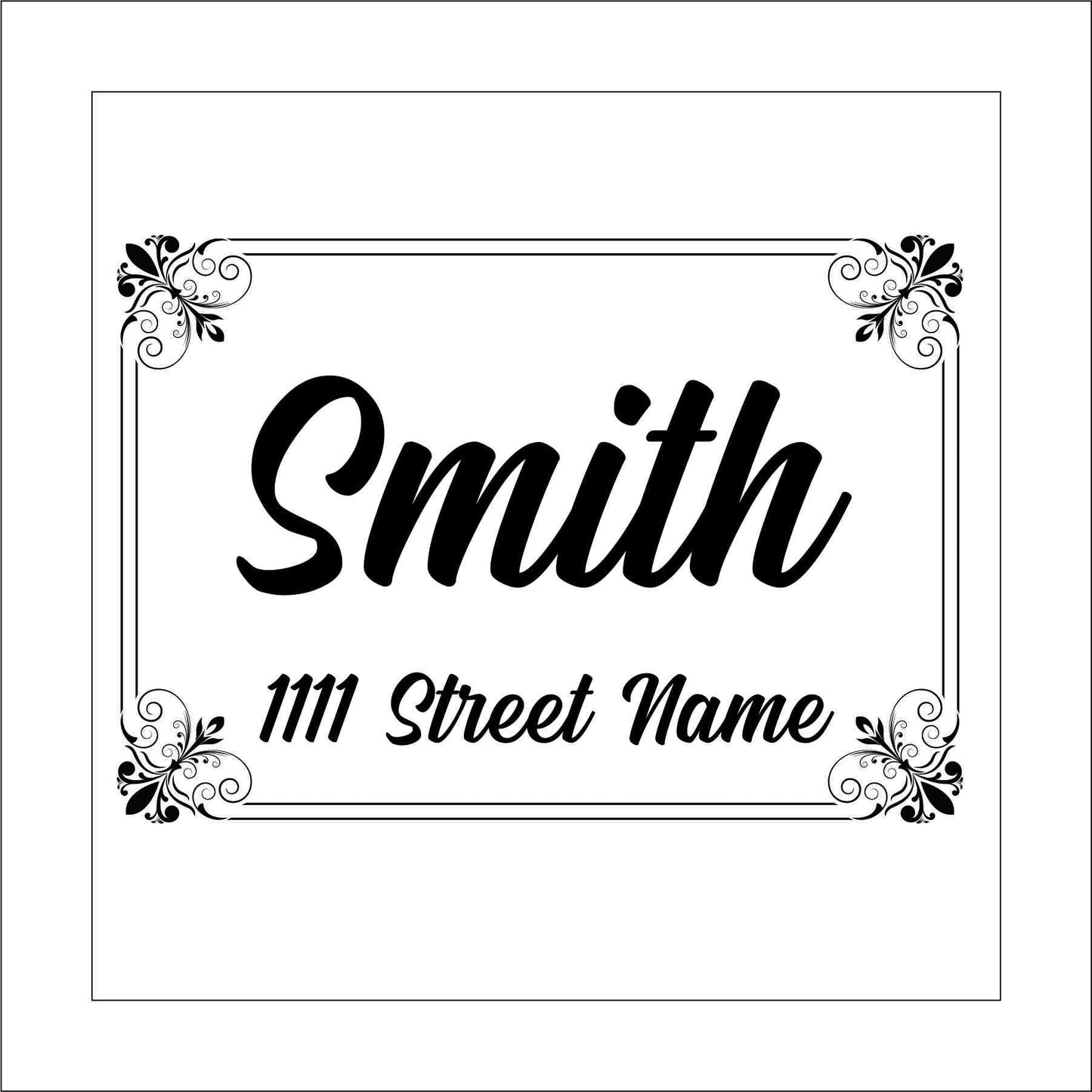 Custom Name Mailbox Sticker Decal for Planners, laptops, tumblers, cars, walls, mirrors, notebooks, phones, etc. 1BOX