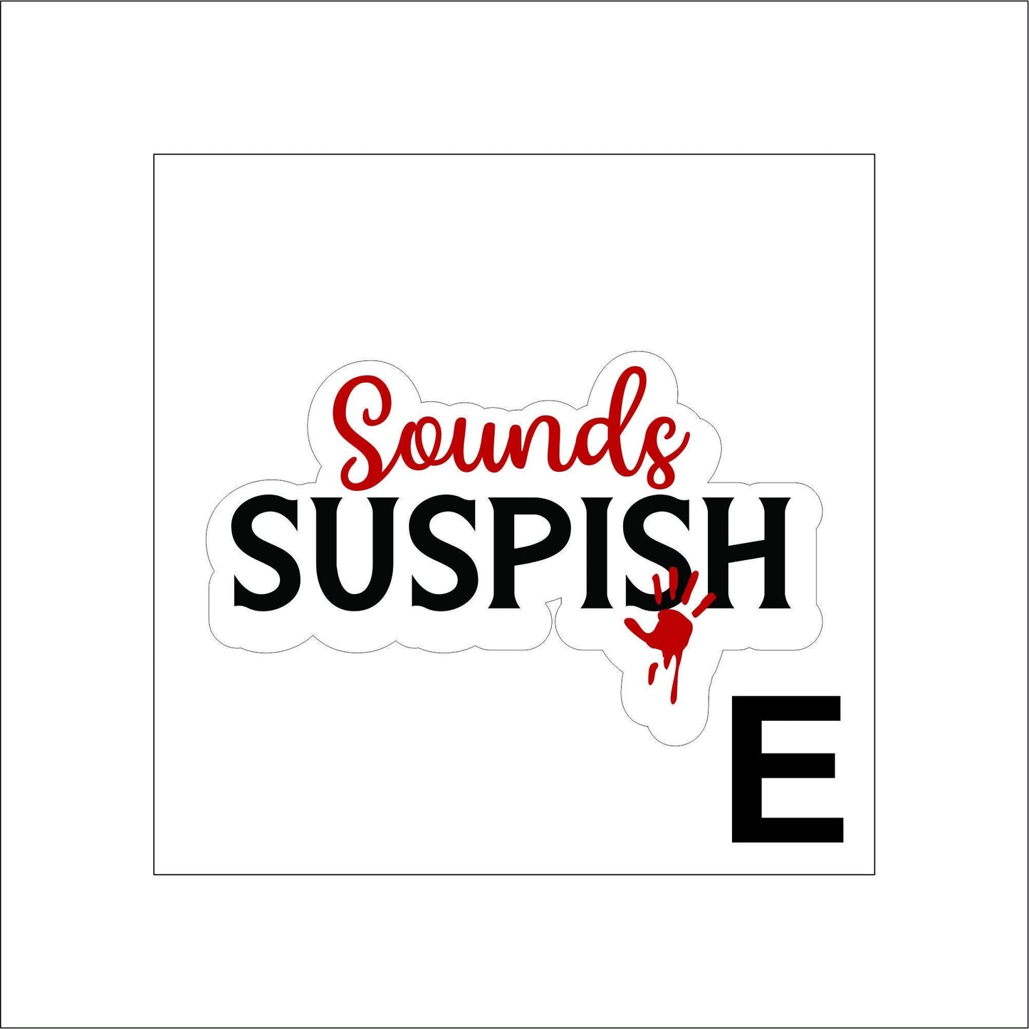 True Crime Shows Sticker Decal for Planners, laptops, tumblers, cars, walls, mirrors, notebooks, phones, etc. 1CRM
