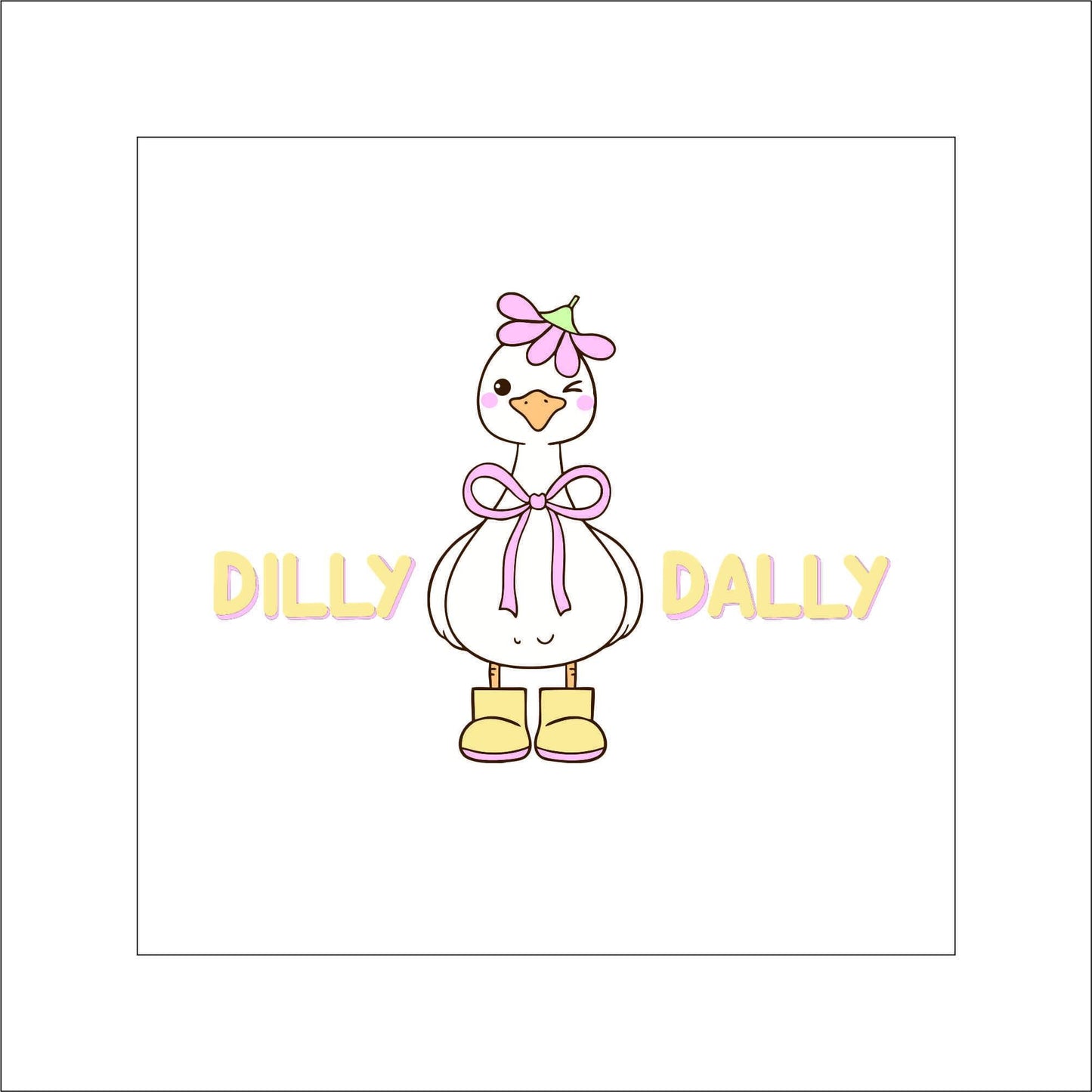 Cute Goose Duck Sticker Decal for Planners, laptops, tumblers, cars, walls, mirrors, notebooks, phones, etc. 33ANML