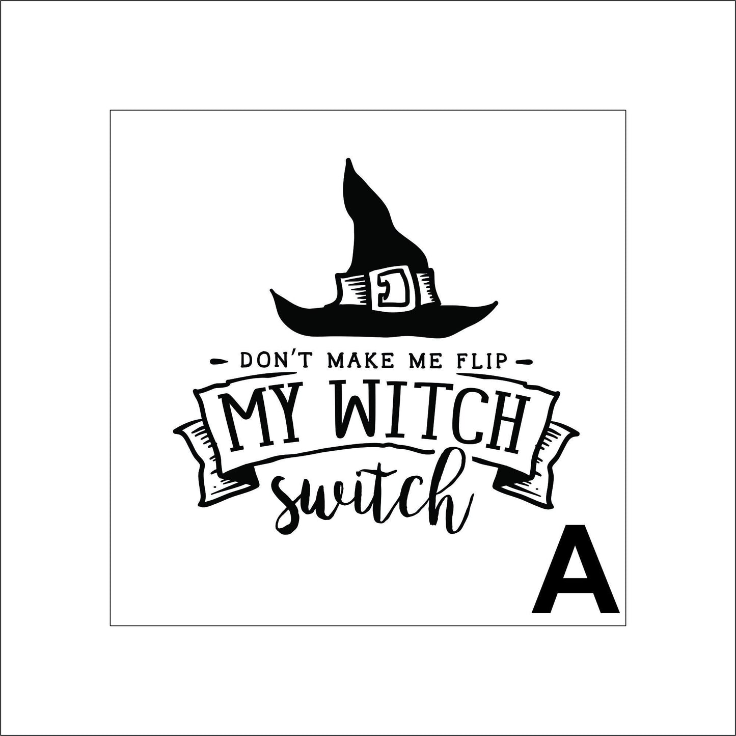 Halloween Witch Sticker Decal for Planners, laptops, tumblers, cars, walls, mirrors, notebooks, phones, etc. 7HLWN