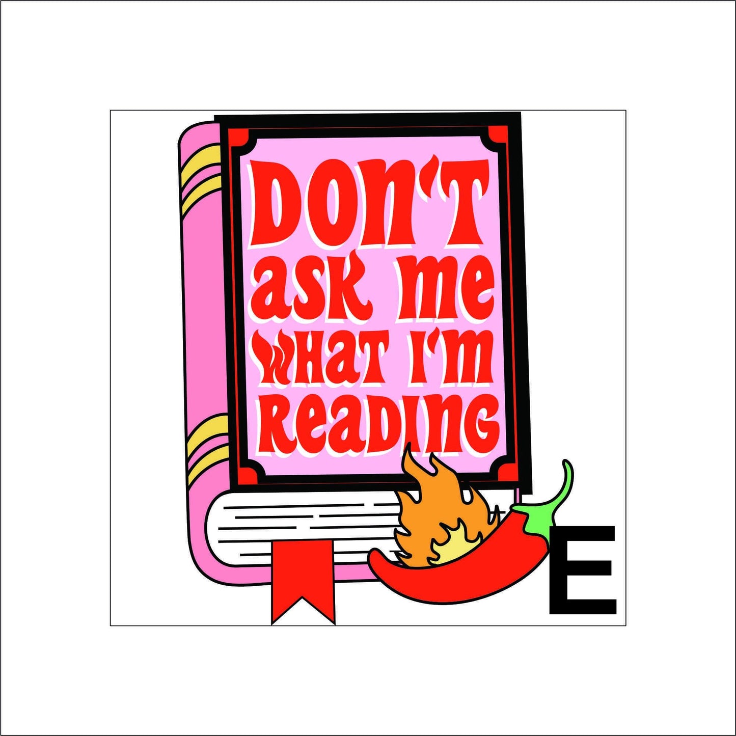 Smut Romance Book Sticker laptop sticker, funny sticker, laptop decal, tumbler sticker, planner sticker, car decal, water bottle decal 1BOK