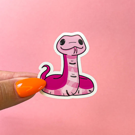 Cute Snake Sticker Decal for Planners, laptops, tumblers, cars, walls, mirrors, notebooks, phones, etc. 39ANML