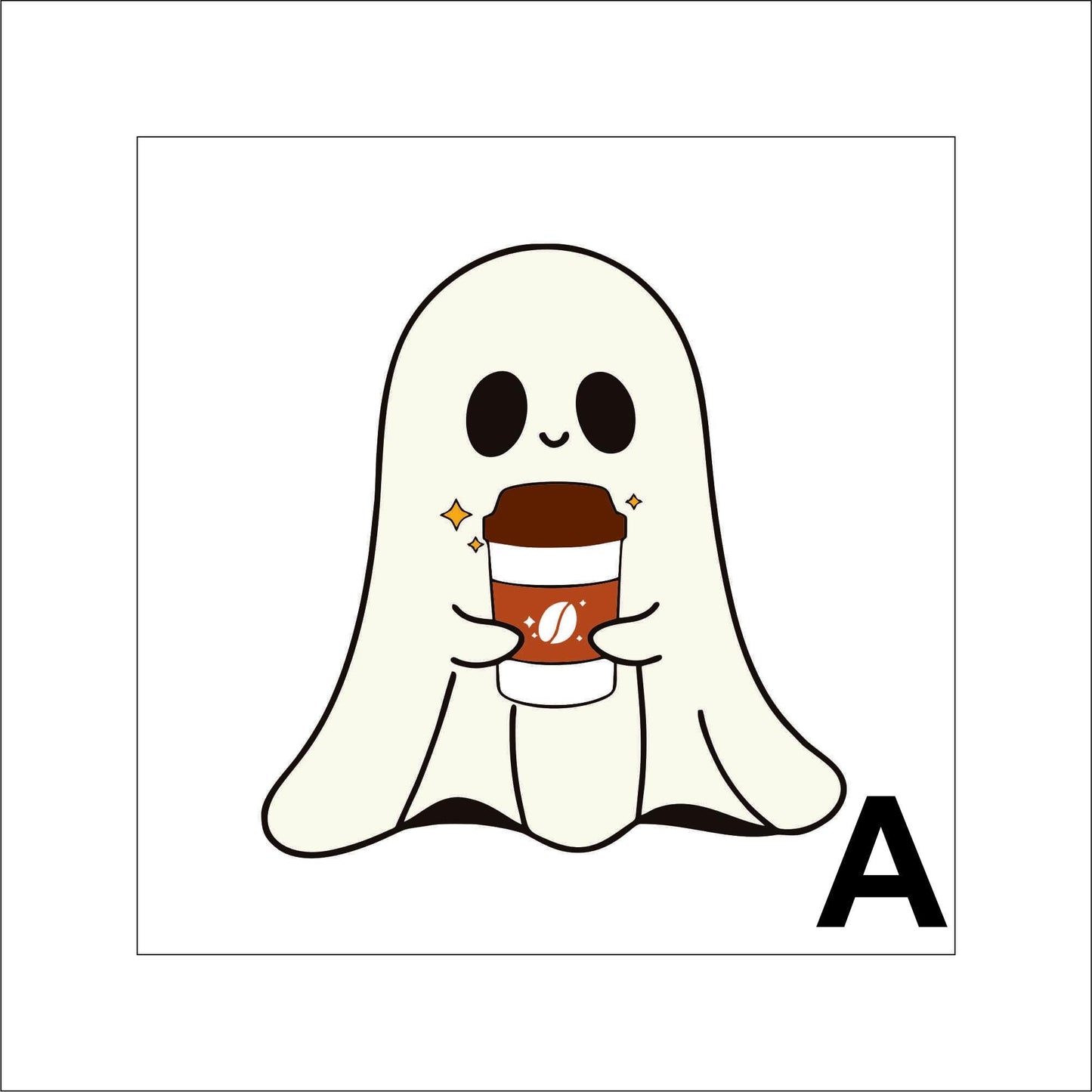 Cute Ghosts Sticker laptop sticker, funny sticker, laptop decal, tumbler sticker, planner sticker, car decal, water bottle decal 5HLWN