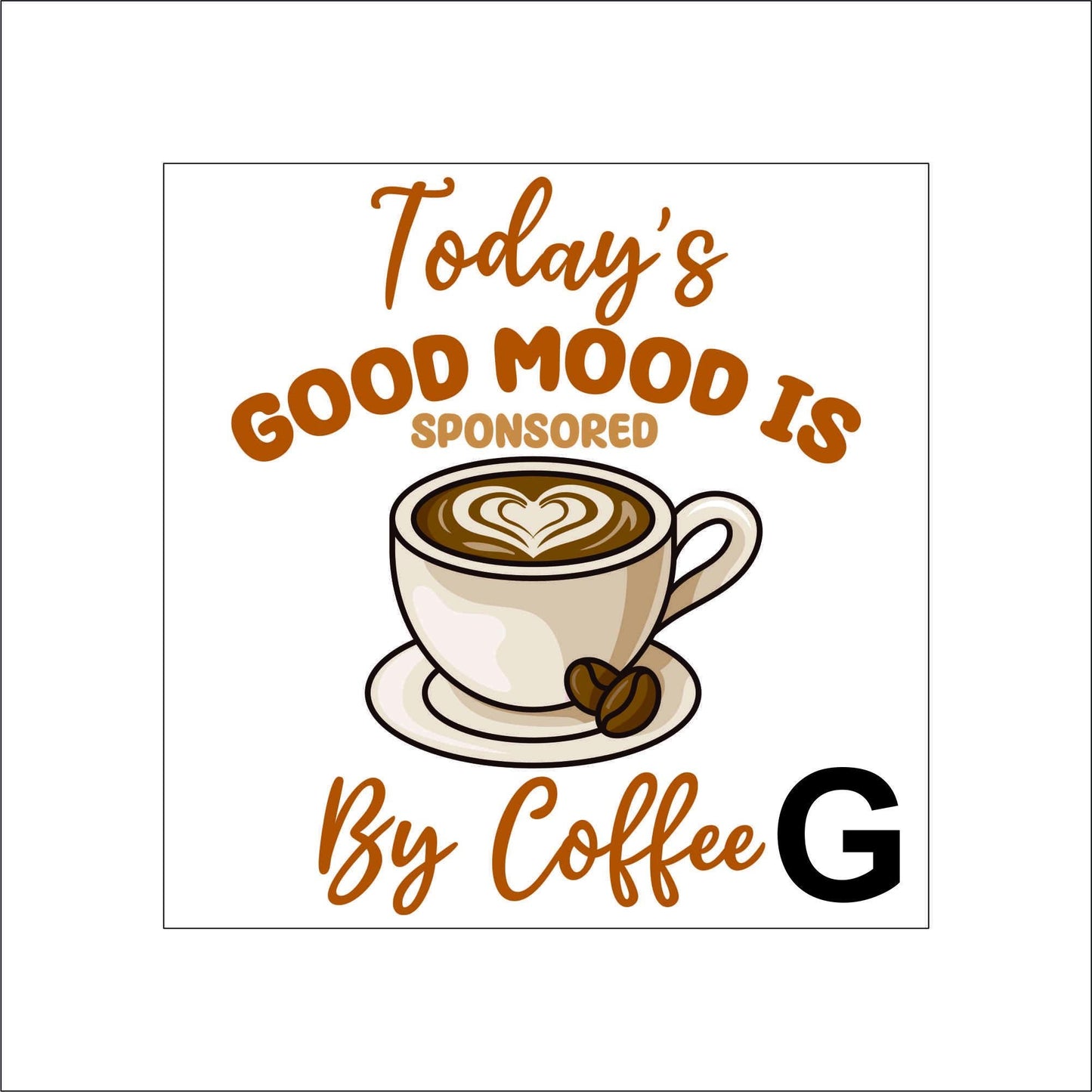 Coffee Quotes Sticker Decal for Planners, laptops, tumblers, cars, walls, mirrors, notebooks, phones, etc. 3CFE