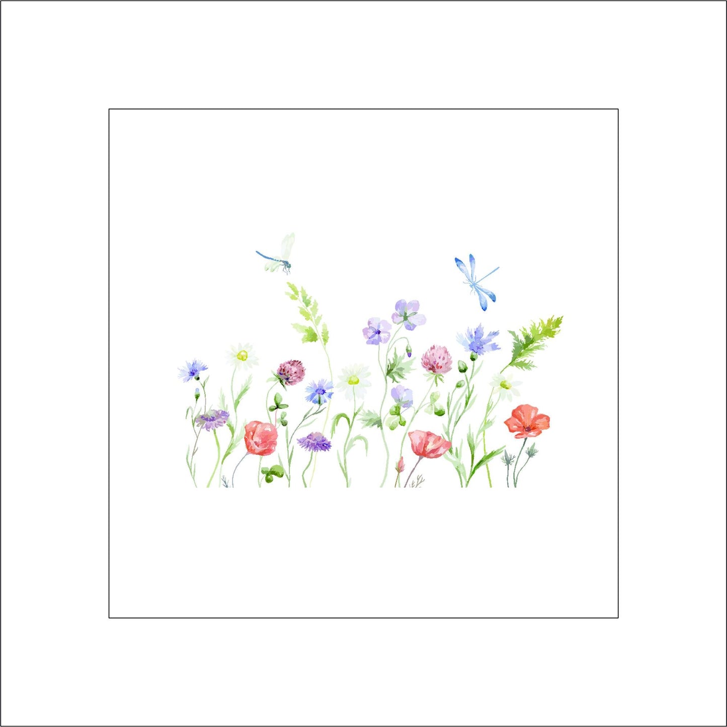 Flower Border Sticker Decal for Planners, laptops, tumblers, cars, walls, mirrors, notebooks, phones, etc. 1BRDR