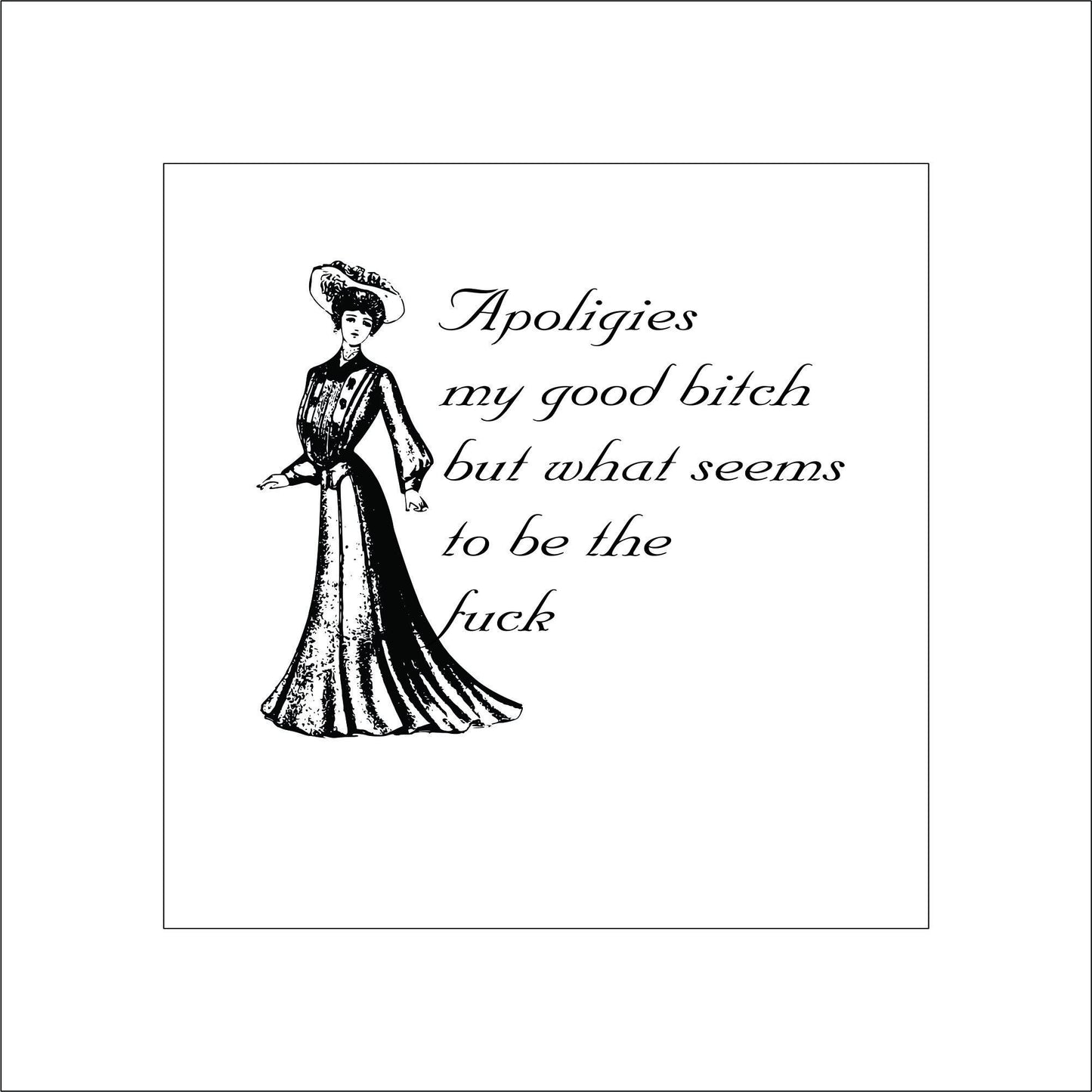 Vintage Sarcastic Sticker Decal for Planners, laptops, tumblers, cars, walls, mirrors, notebooks, phones, etc. 7VNTG