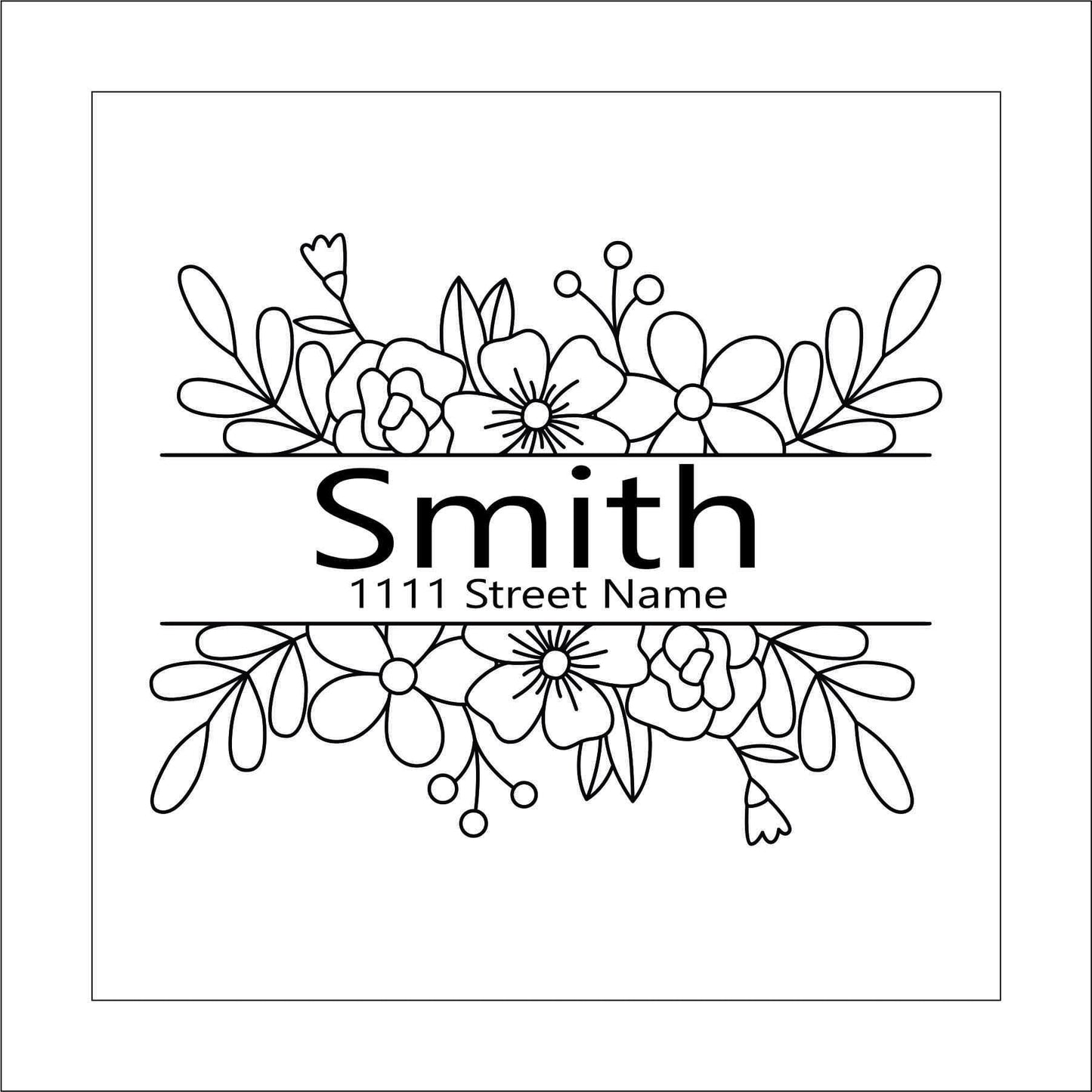 Custom Name Mailbox Sticker Decal for Planners, laptops, tumblers, cars, walls, mirrors, notebooks, phones, etc. 3BOX