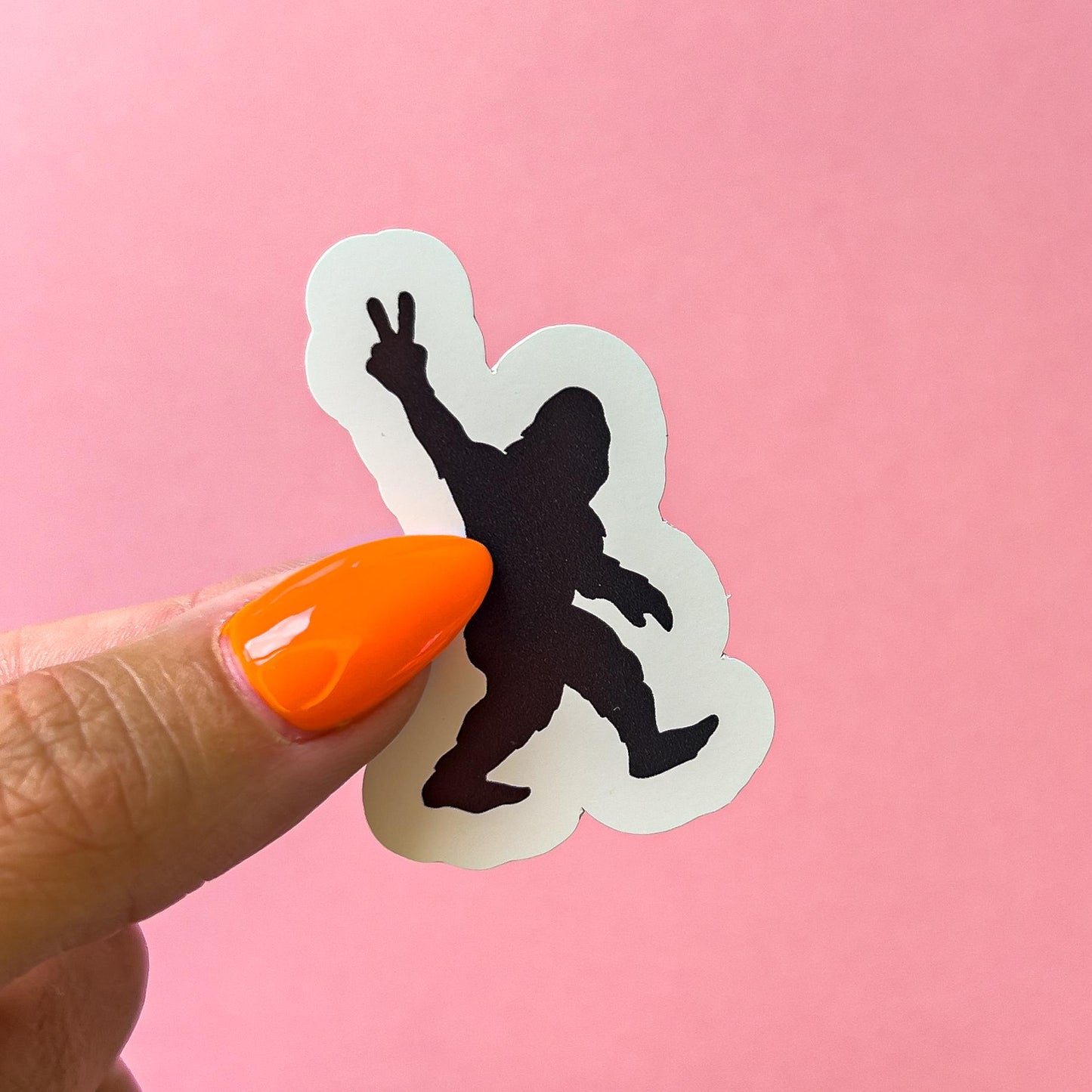 Bigfoot Sticker Decal for Planners, laptops, tumblers, cars, walls, mirrors, notebooks, phones, etc. 16FNTSY