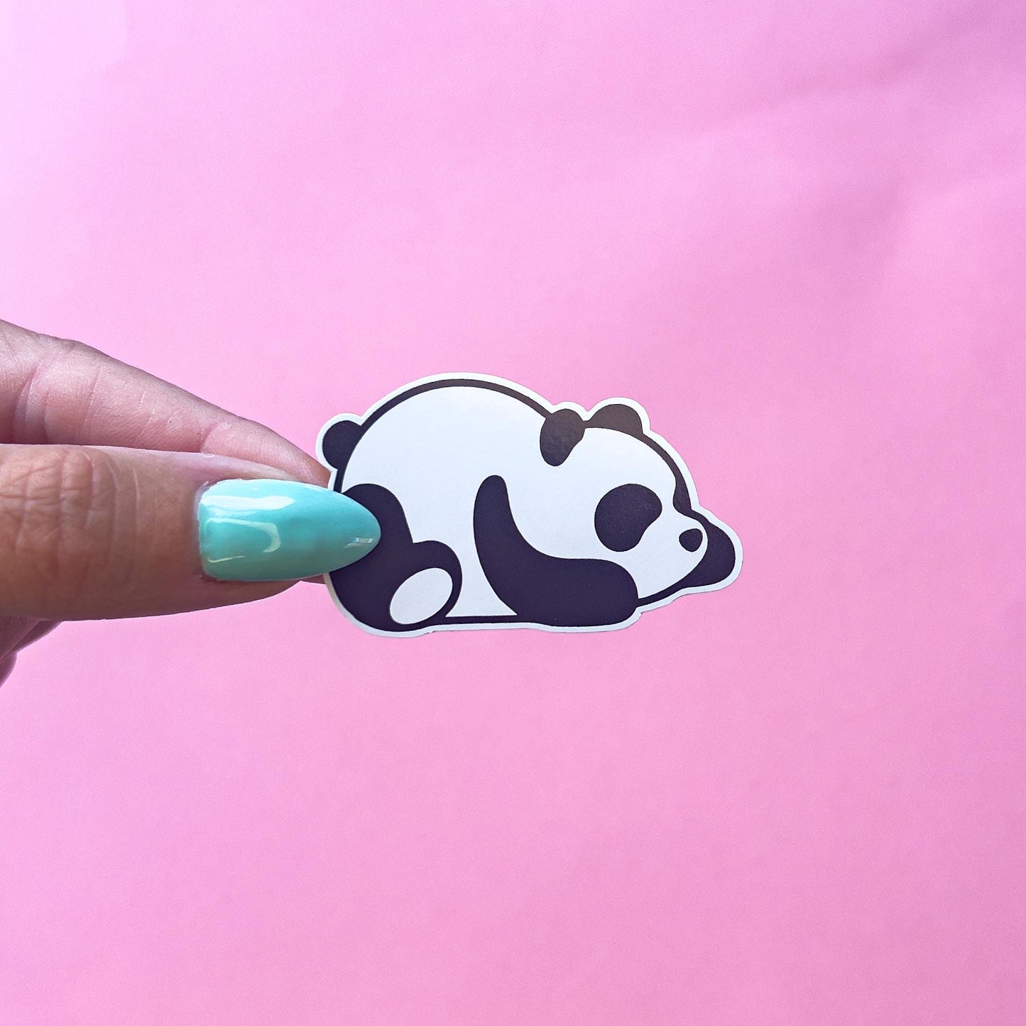 Panda Bear Sticker Decal for Planners, laptops, tumblers, cars, walls, mirrors, notebooks, phones, etc. 18ANML