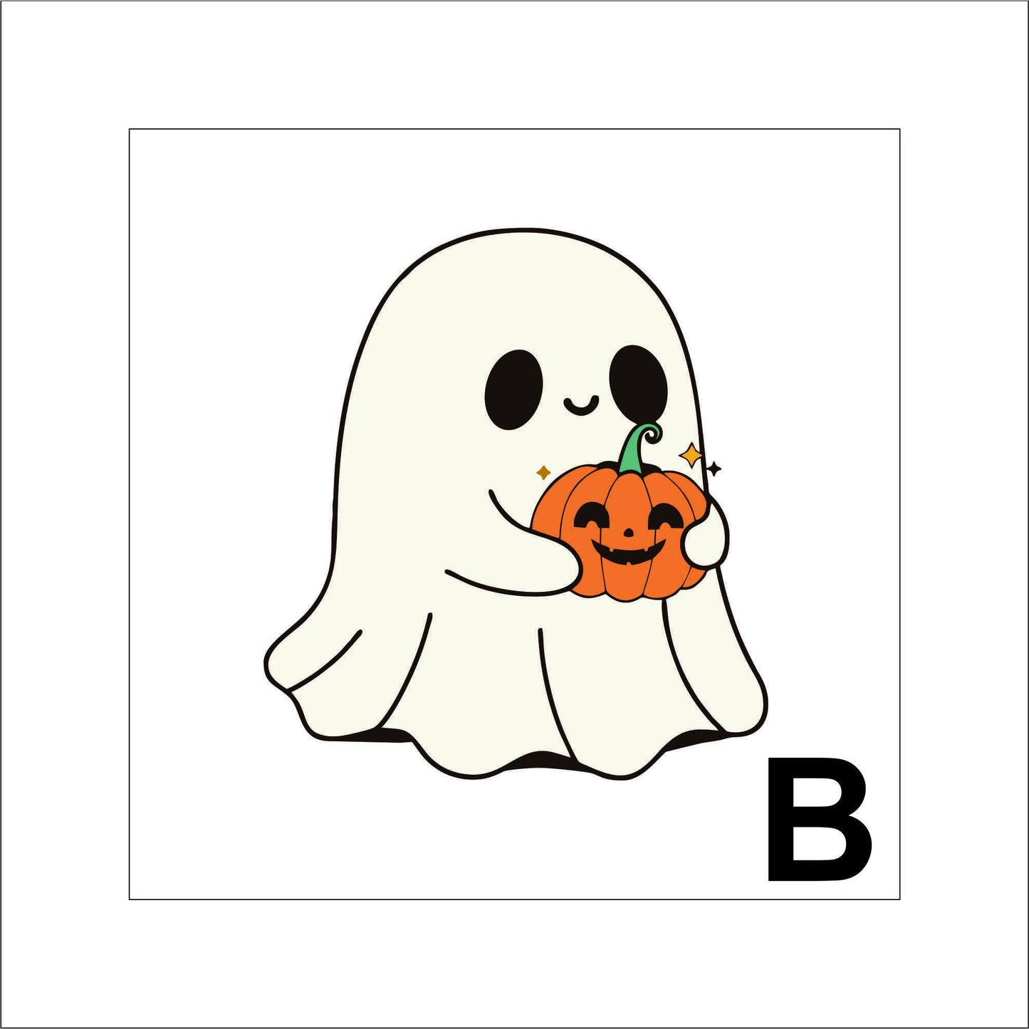 Cute Ghosts Sticker laptop sticker, funny sticker, laptop decal, tumbler sticker, planner sticker, car decal, water bottle decal 5HLWN