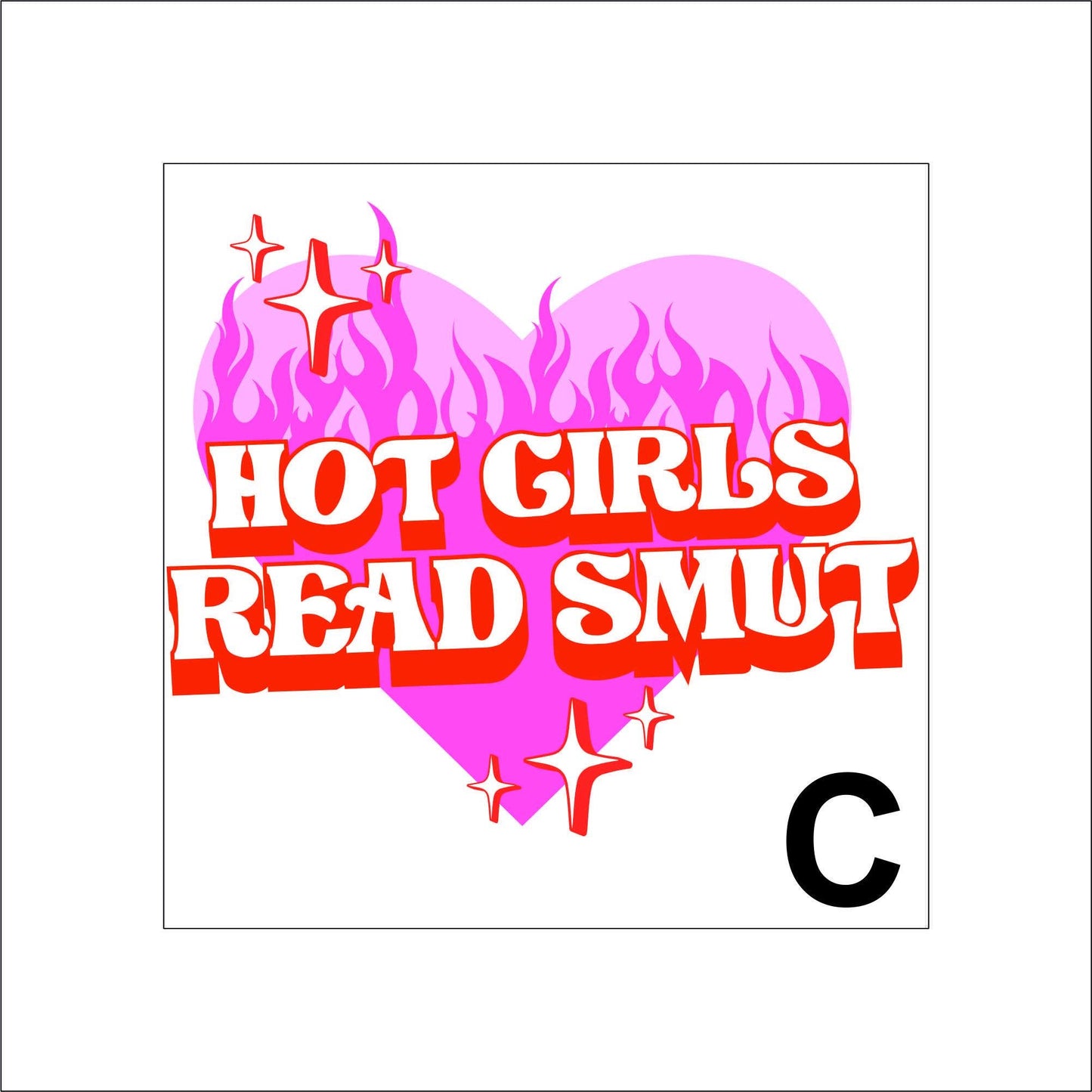 Smut Romance Book Sticker laptop sticker, funny sticker, laptop decal, tumbler sticker, planner sticker, car decal, water bottle decal 1BOK