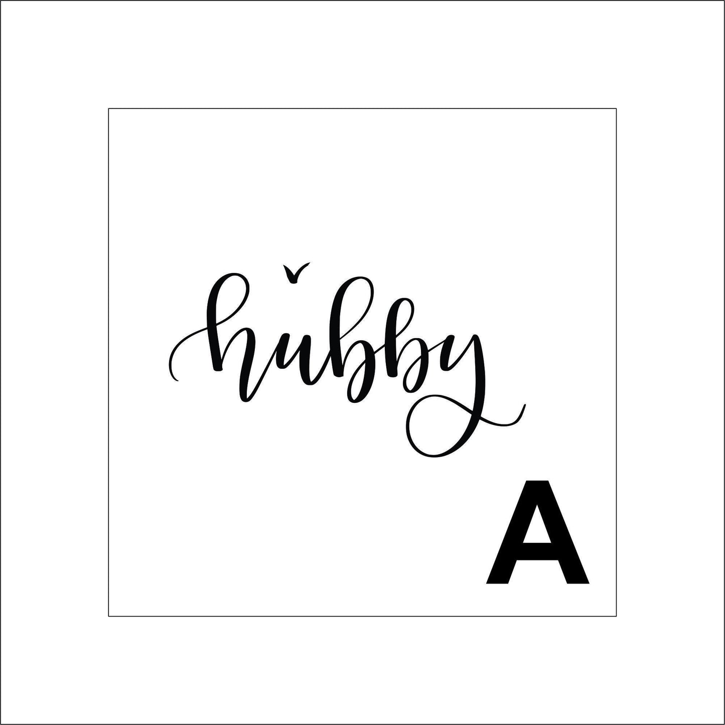 Wifey and Hubby Wedding Sticker Decal for Planners, laptops, tumblers, cars, walls, mirrors, notebooks, phones, etc. 11LUV