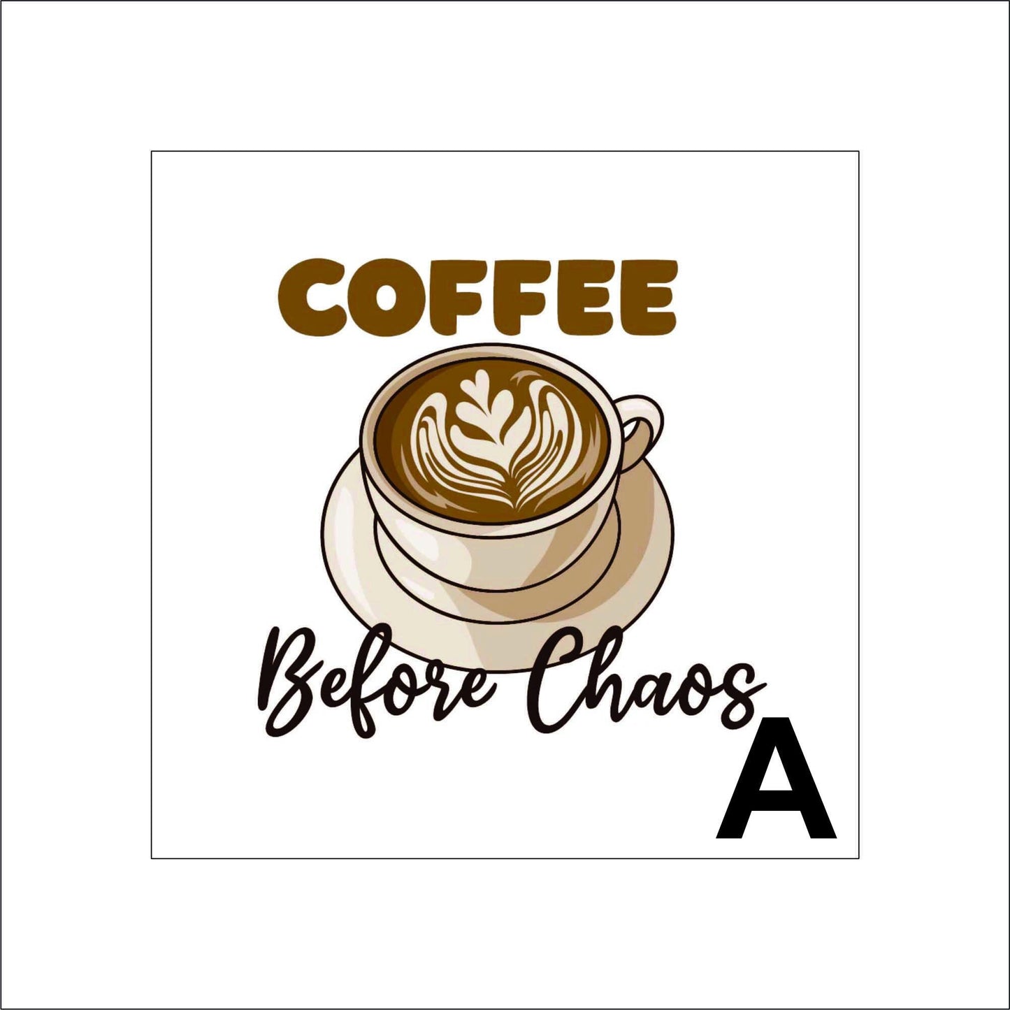 Coffee Quotes Sticker Decal for Planners, laptops, tumblers, cars, walls, mirrors, notebooks, phones, etc. 3CFE