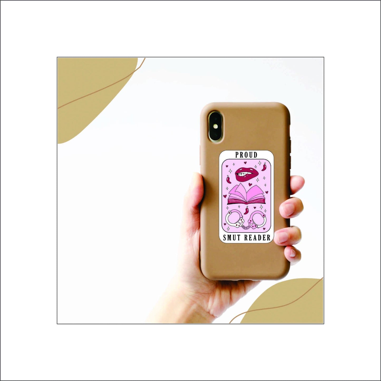 Smut Book Sticker Decal for Planners, laptops, tumblers, cars, walls, mirrors, notebooks, phones, etc. 4BOK