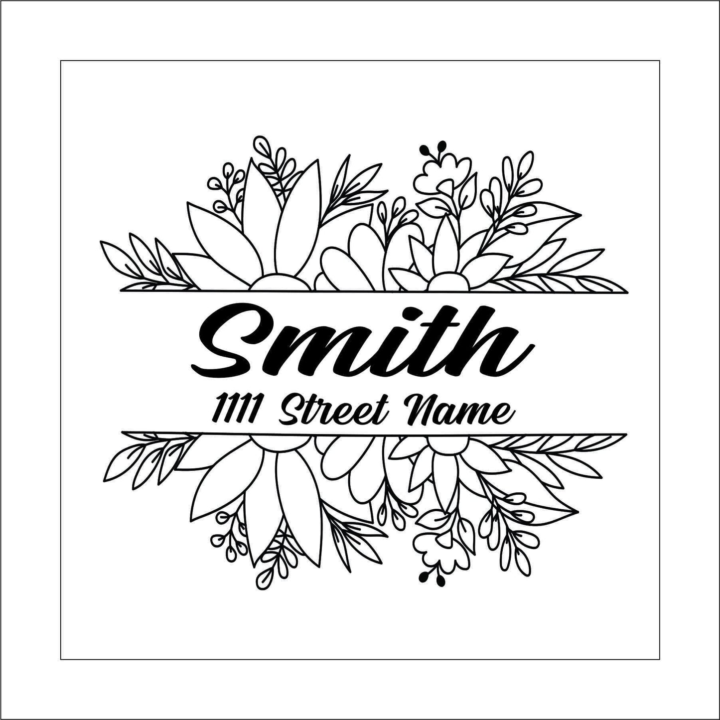 Custom Name Mailbox Sticker Decal for Planners, laptops, tumblers, cars, walls, mirrors, notebooks, phones, etc. 7BOX