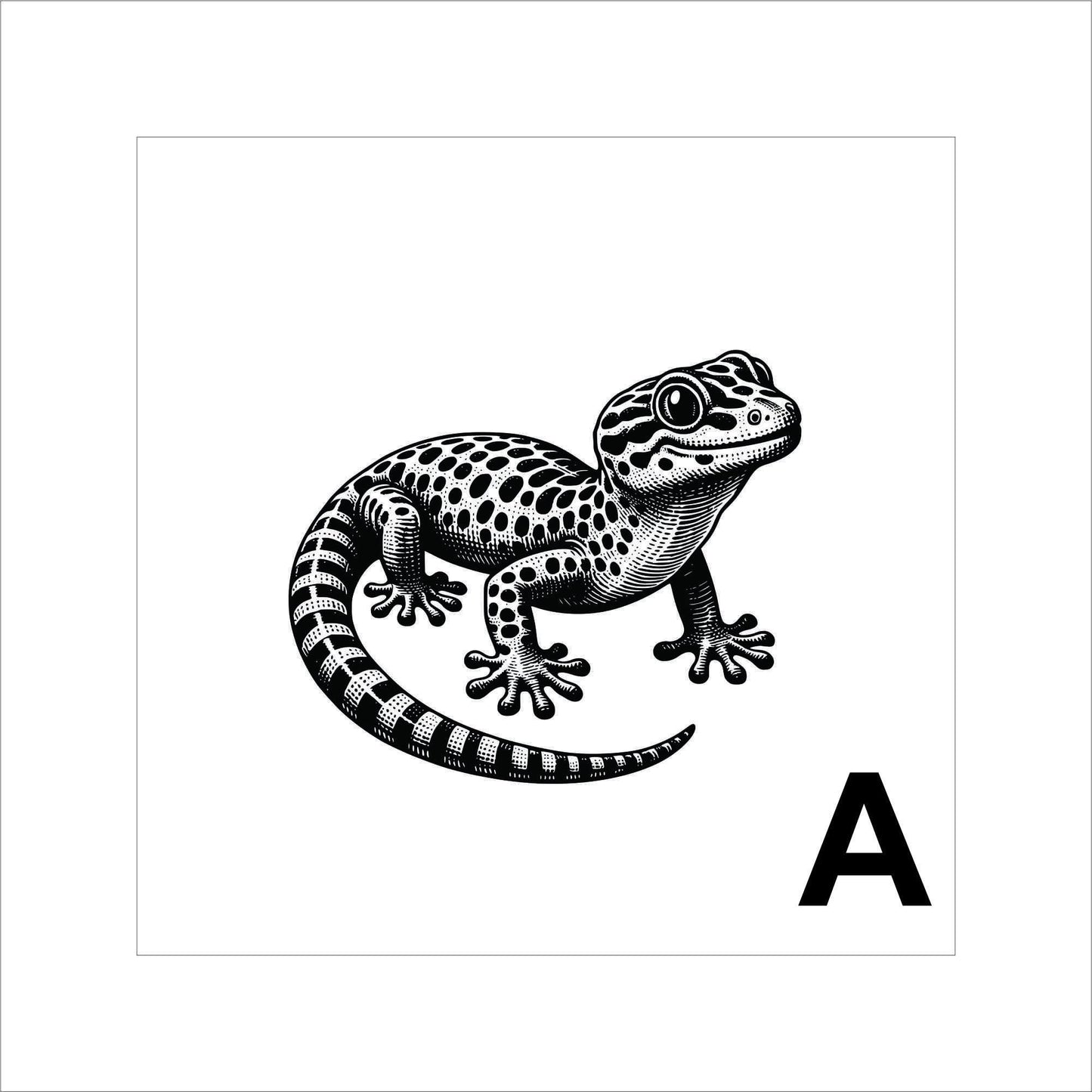 Lizard Stickers Decal for Planners, laptops, tumblers, cars, walls, mirrors, notebooks, phones, etc. 45ANML